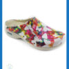 Saboti medicali din piele naturala, lavabili, Nursingcare Wash'Go Berlin, Fantasy Butterfly, benefic star med