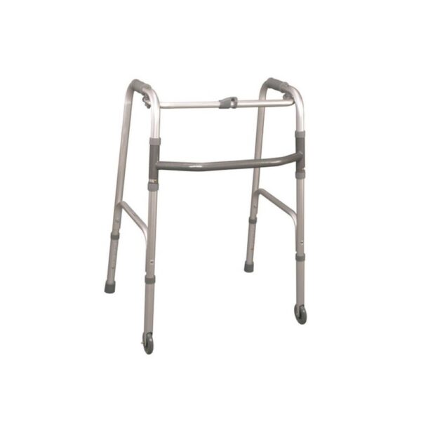 Cadru de mers pliabil, 2 roti fixe in fata - RP735
