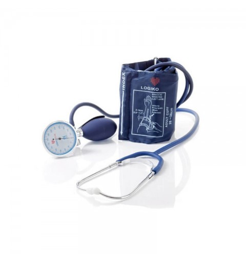 Tensiometru mecanic MORETTI cu manometru la para, cromat si stetoscop - DM346