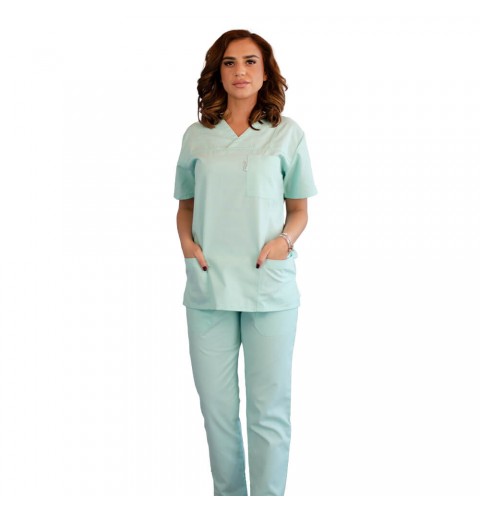 Costum medical Lotus 1, Basic 1, VERDE MENTA