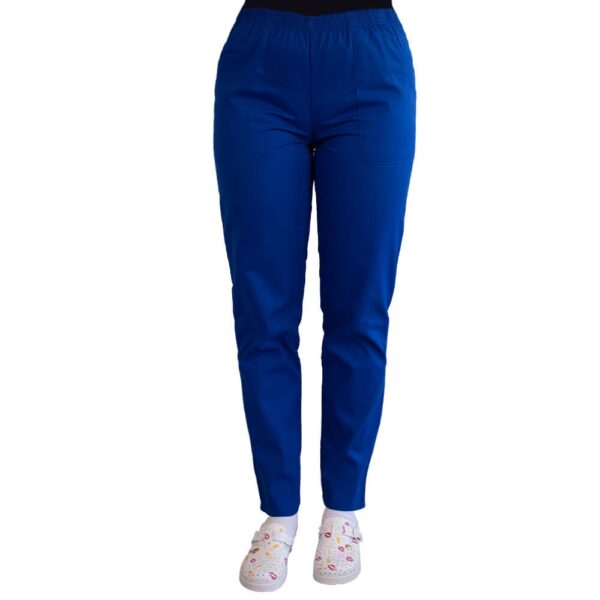 Pantalon unisex Lotus 1, cu elastic ALBASTRU ROYAL