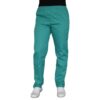 Pantalon unisex Lotus 1, cu elastic VERDE CHIRURGICAL