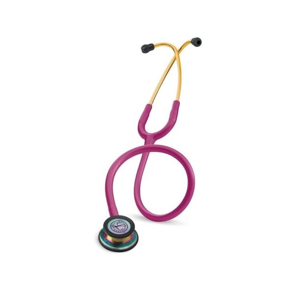 Stetoscop 3M™ Littmann® Classic III, Roz inchis, capsula curcubeu (Rasperry/Rainbow) 5806