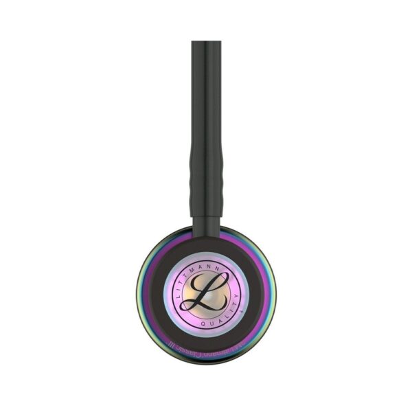 Stetoscop Littmann Classic - Stetoscop 3M™ Littmann® Classic III, Negru, capsula curcubeu (Black/Rainbow) 5870